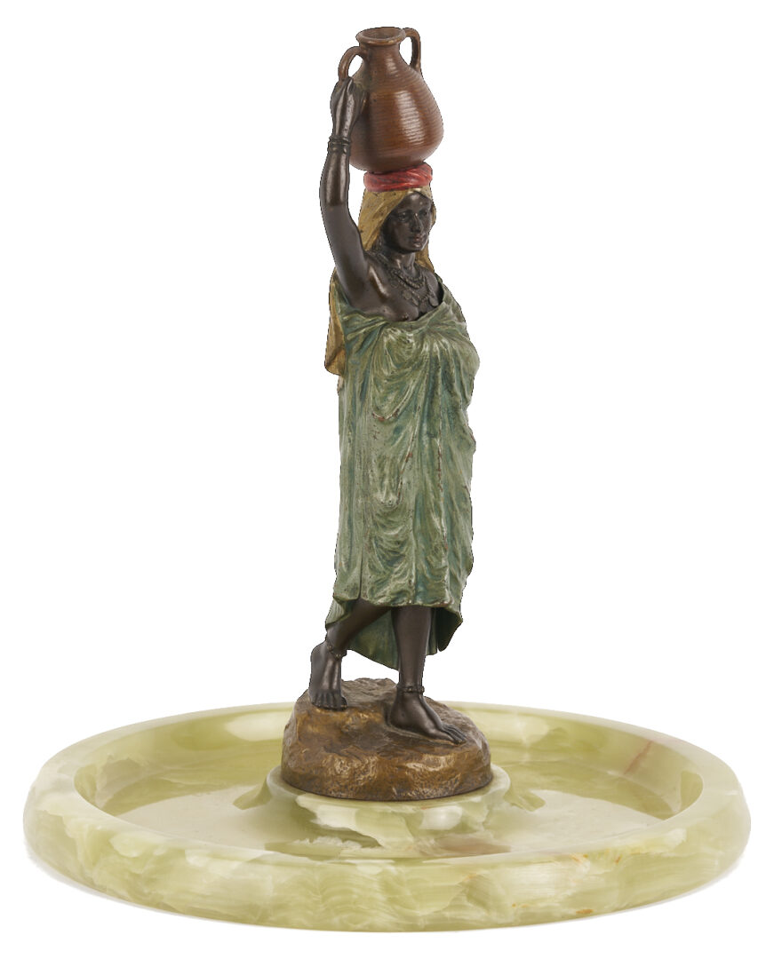 Lot 113: Bergmann Cold Painted Bronze Nude Sculpture