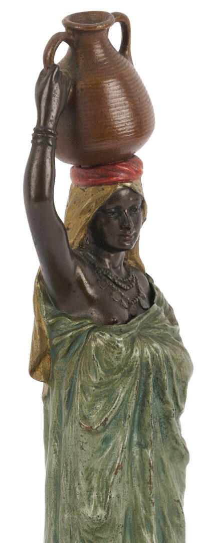 Lot 113: Bergmann Cold Painted Bronze Nude Sculpture