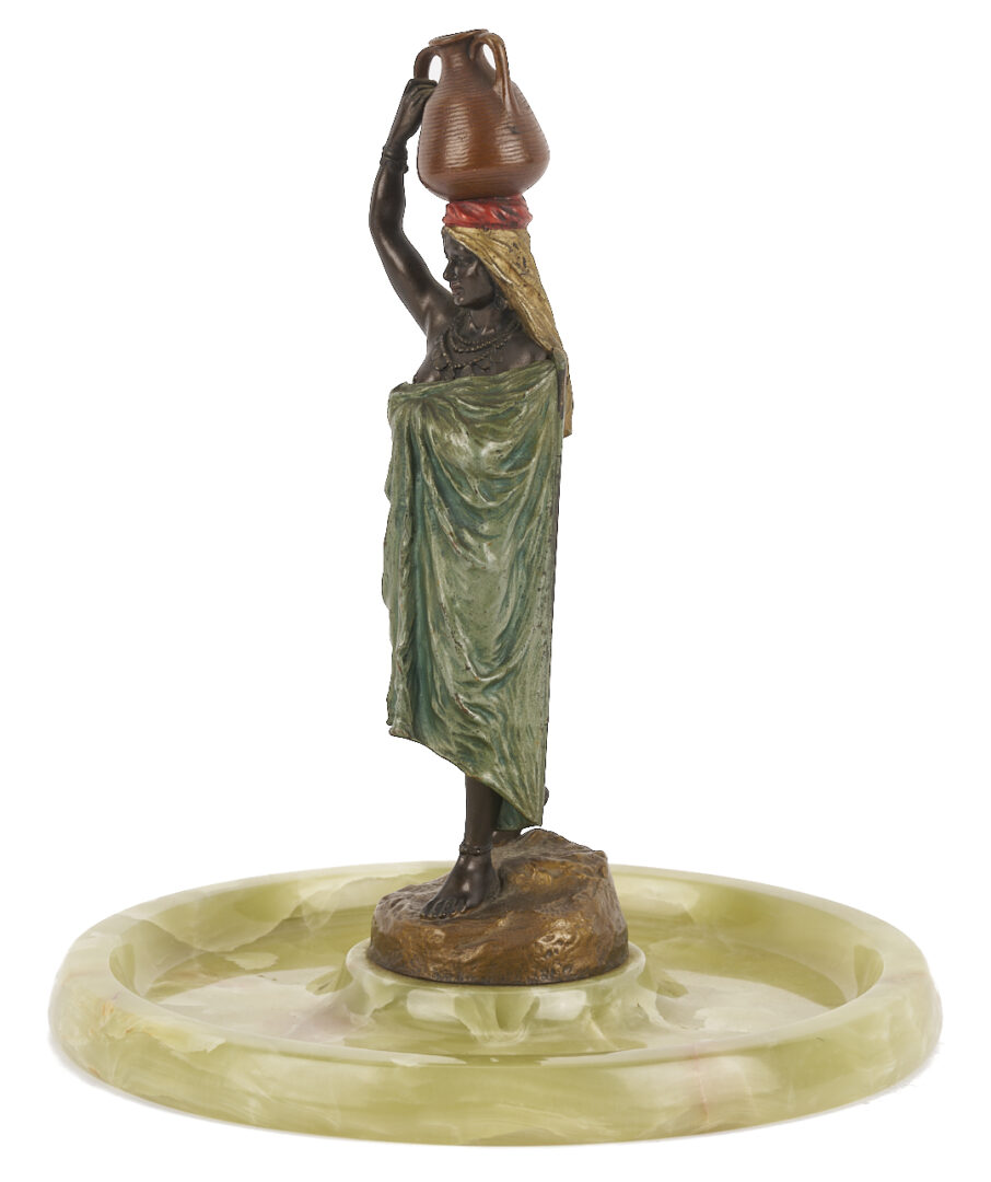 Lot 113: Bergmann Cold Painted Bronze Nude Sculpture