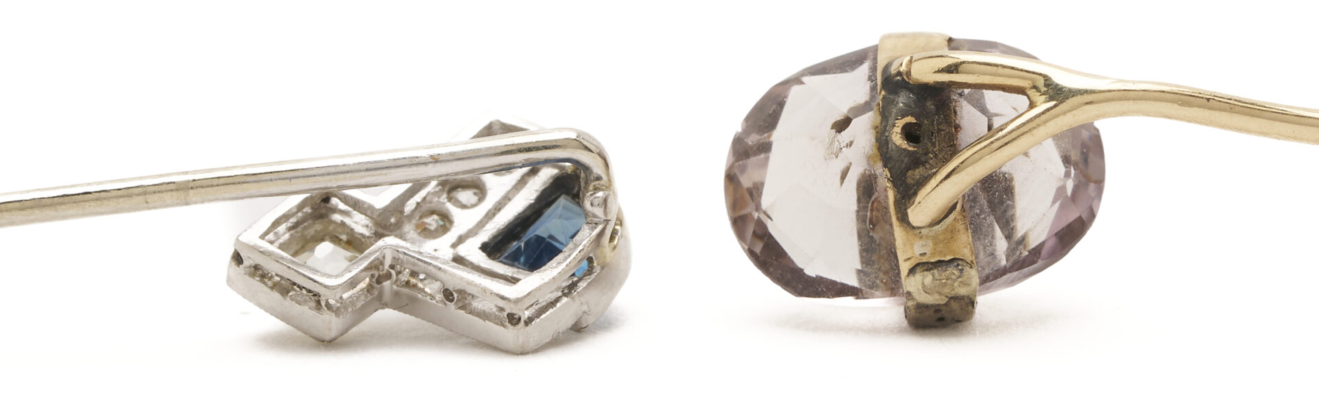 Lot 1141: 18K Gold Hieroglyphics Pendant & 3 Antique Jewelry Pieces