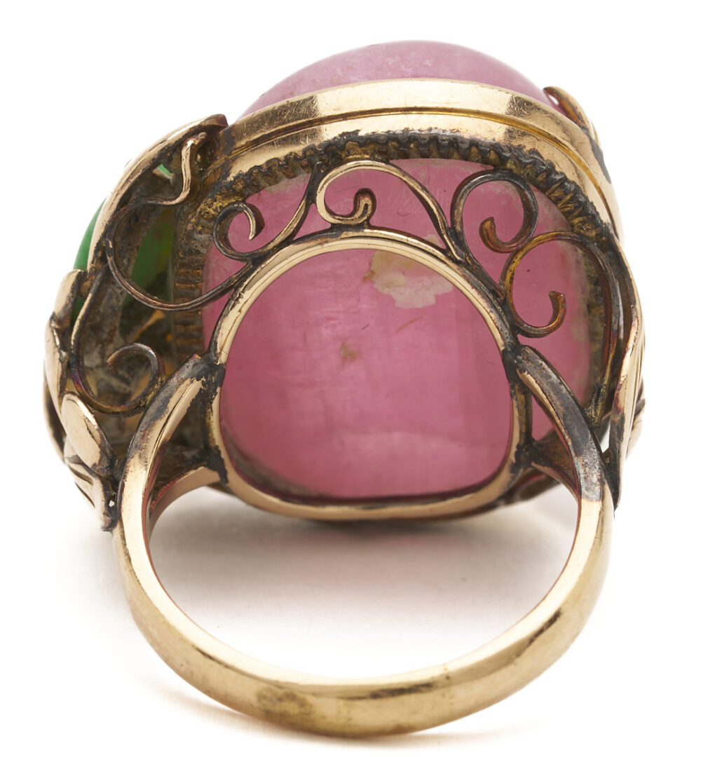 Lot 1146: 14K Gold & Gemstone Ring