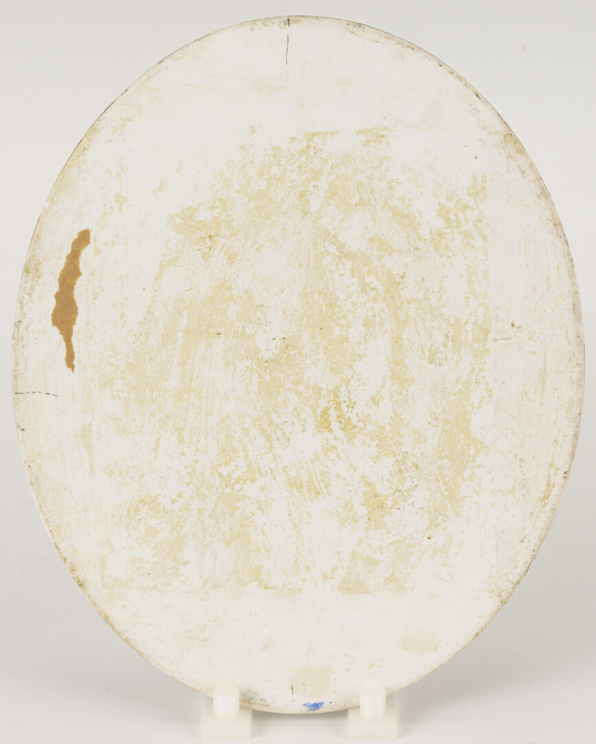 Lot 114: Large KPM Porcelain Plaque After Titian, Flora