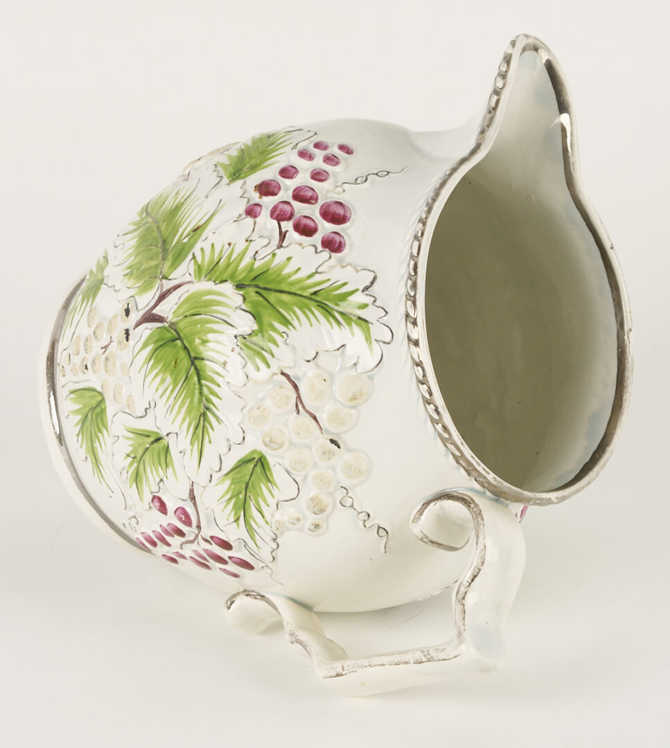 Lot 1157: 5 19th C. English Porcelain Items: Spode and Coalport