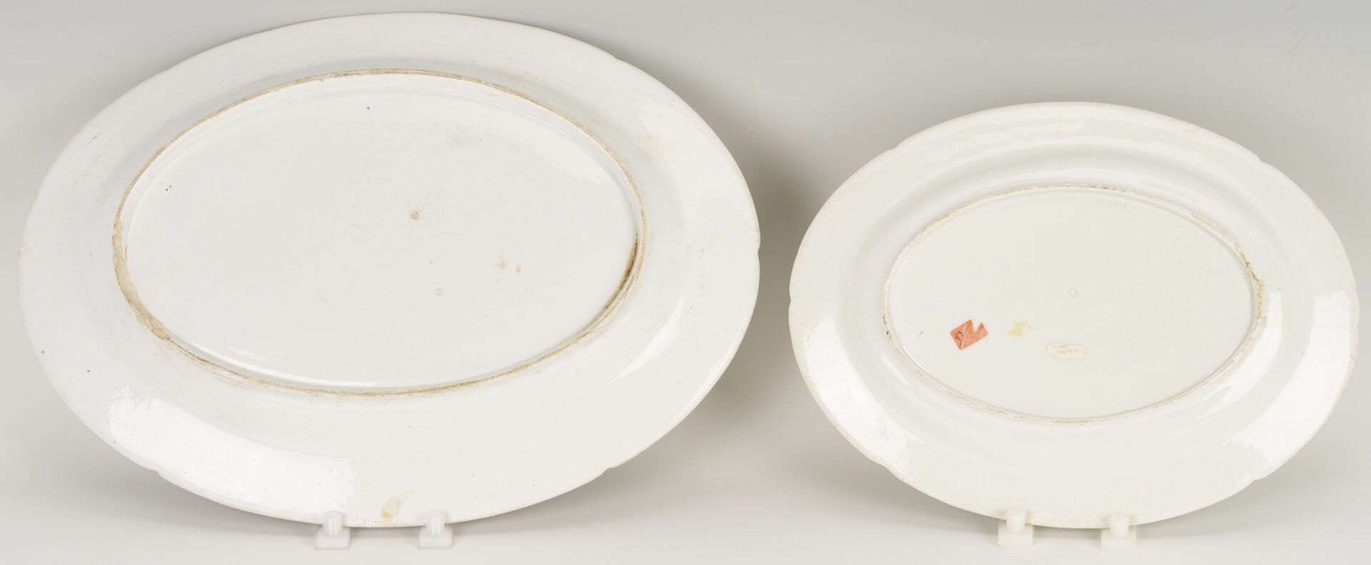 Lot 1157: 5 19th C. English Porcelain Items: Spode and Coalport