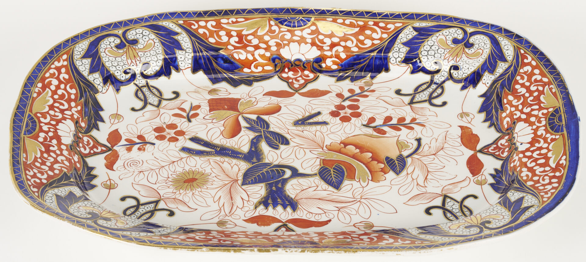 Lot 1158: Large English Imari Platter, early 19th c.