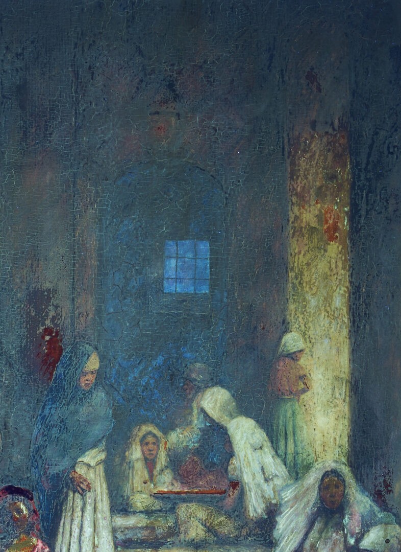 Lot 115: Mortimer Menpes O/B, Middle Eastern Women, ex-Dowdeswell & Dowdeswells