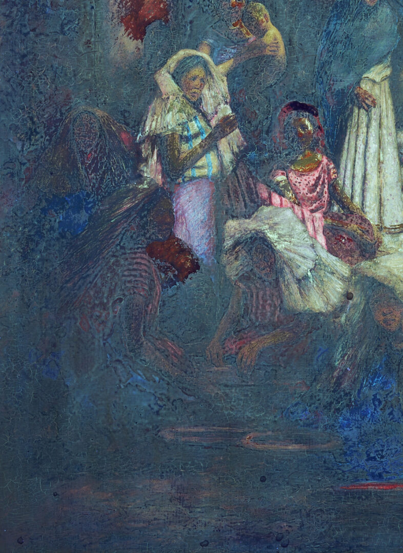 Lot 115: Mortimer Menpes O/B, Middle Eastern Women, ex-Dowdeswell & Dowdeswells