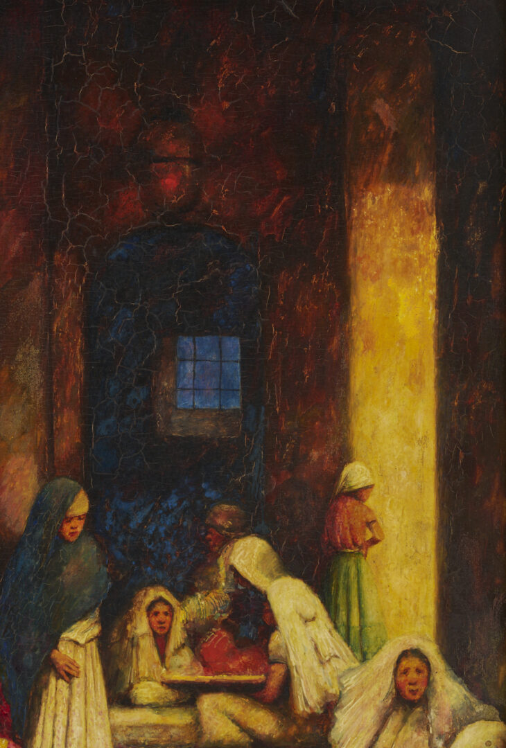 Lot 115: Mortimer Menpes O/B, Middle Eastern Women, ex-Dowdeswell & Dowdeswells