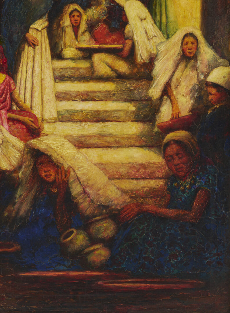 Lot 115: Mortimer Menpes O/B, Middle Eastern Women, ex-Dowdeswell & Dowdeswells