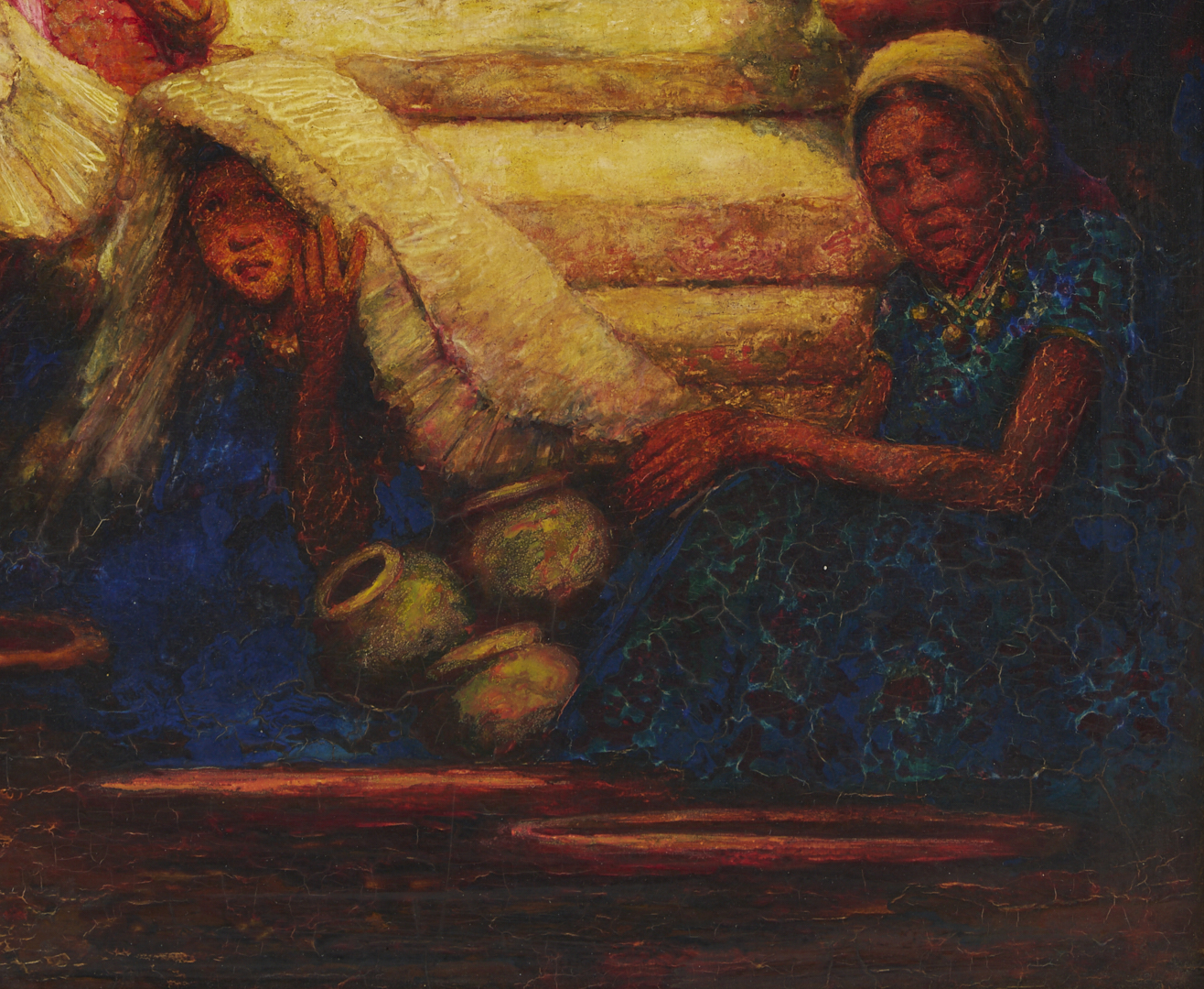 Lot 115: Mortimer Menpes O/B, Middle Eastern Women, ex-Dowdeswell & Dowdeswells