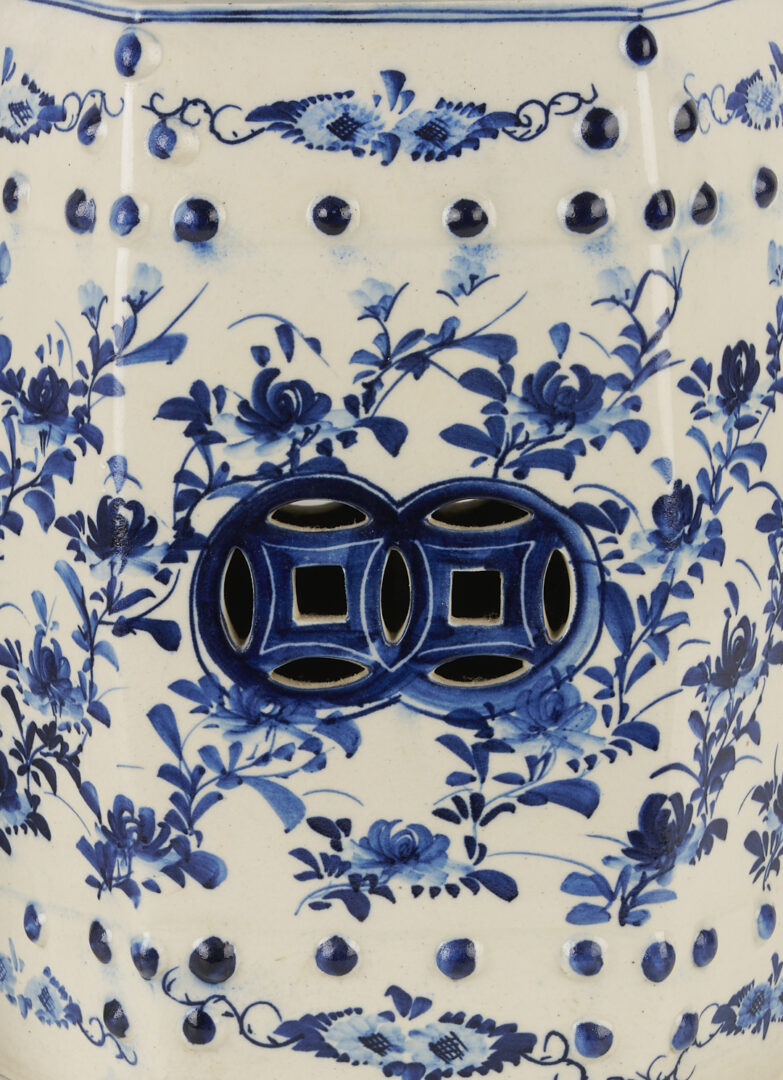 Lot 1169: Pair of Asian Ceramic Garden Stools