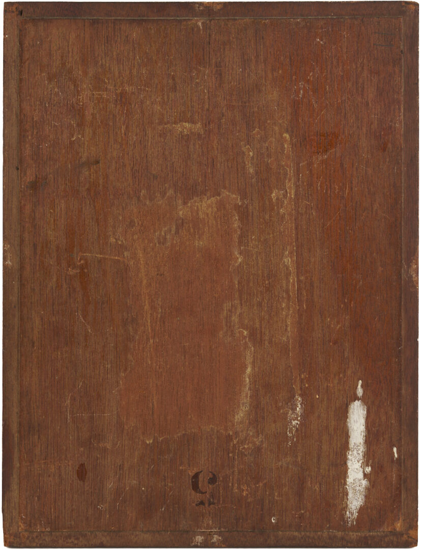 Lot 116: Eugene Boudin O/B Painting, French Harbor