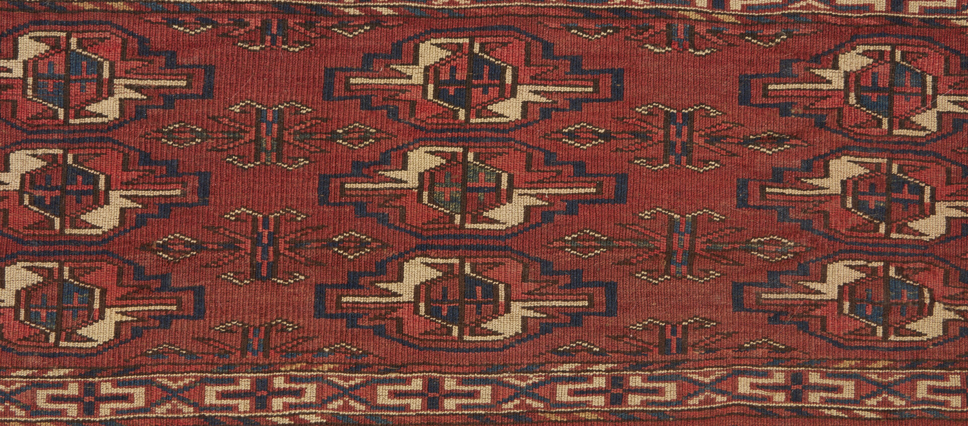 Lot 1170: 5 Antique Turkmen����Torba Weavings