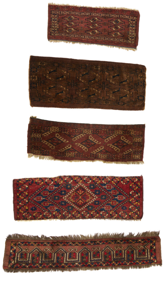 Lot 1170: 5 Antique Turkmen����Torba Weavings