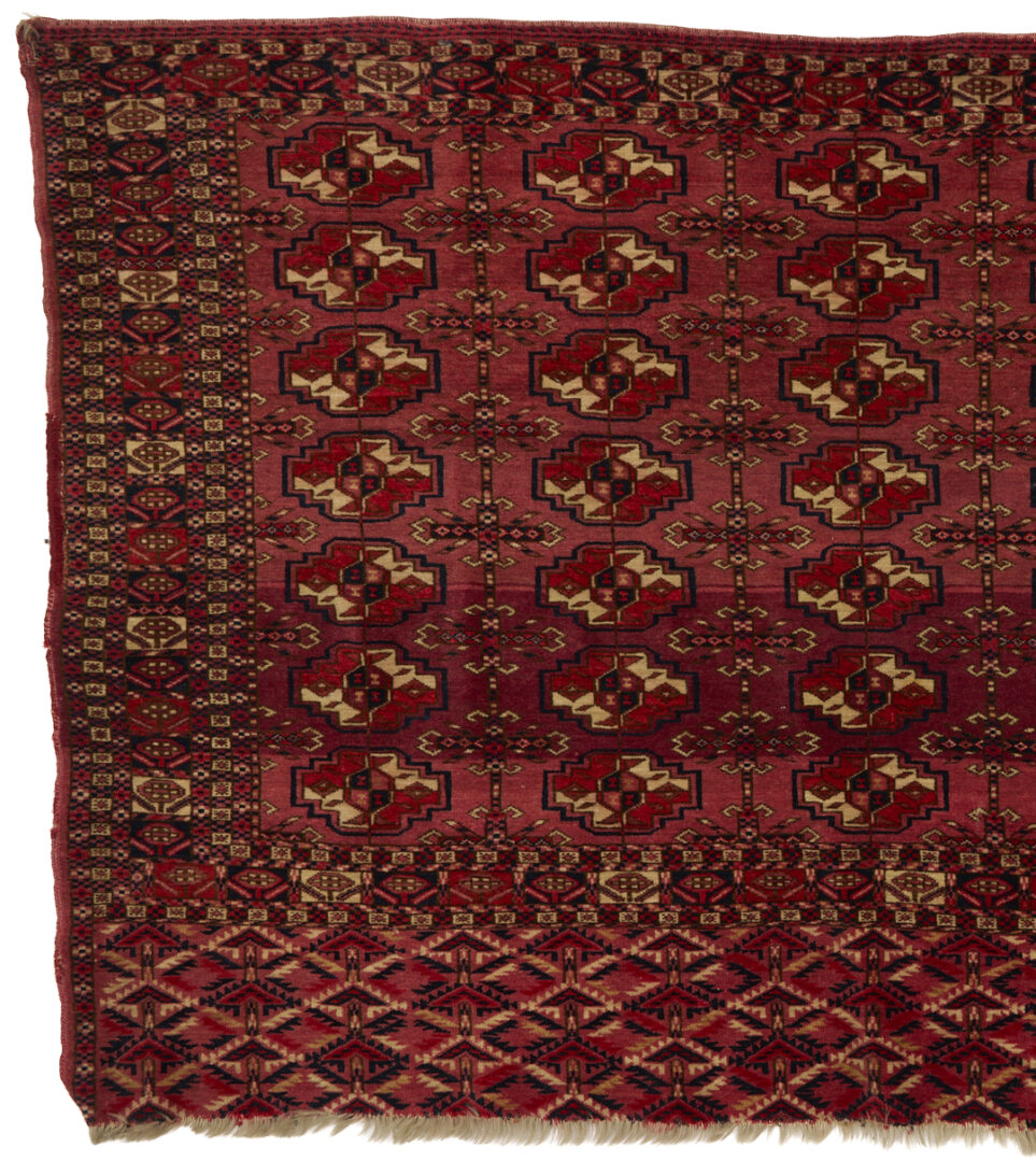 Lot 1173: 2 Antique Turkmen Chuval  Weavings, Tekke & Yomud