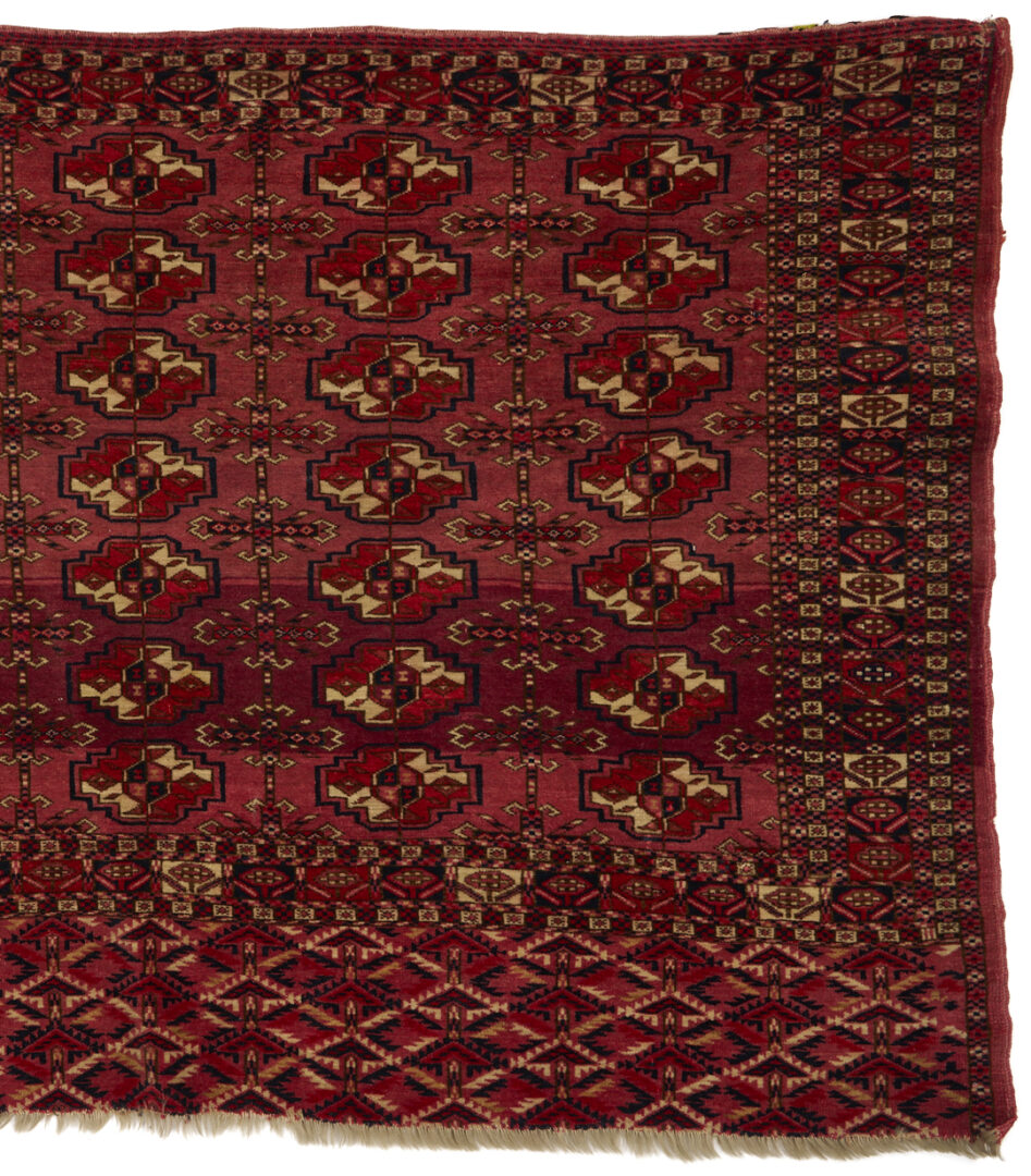 Lot 1173: 2 Antique Turkmen Chuval  Weavings, Tekke & Yomud