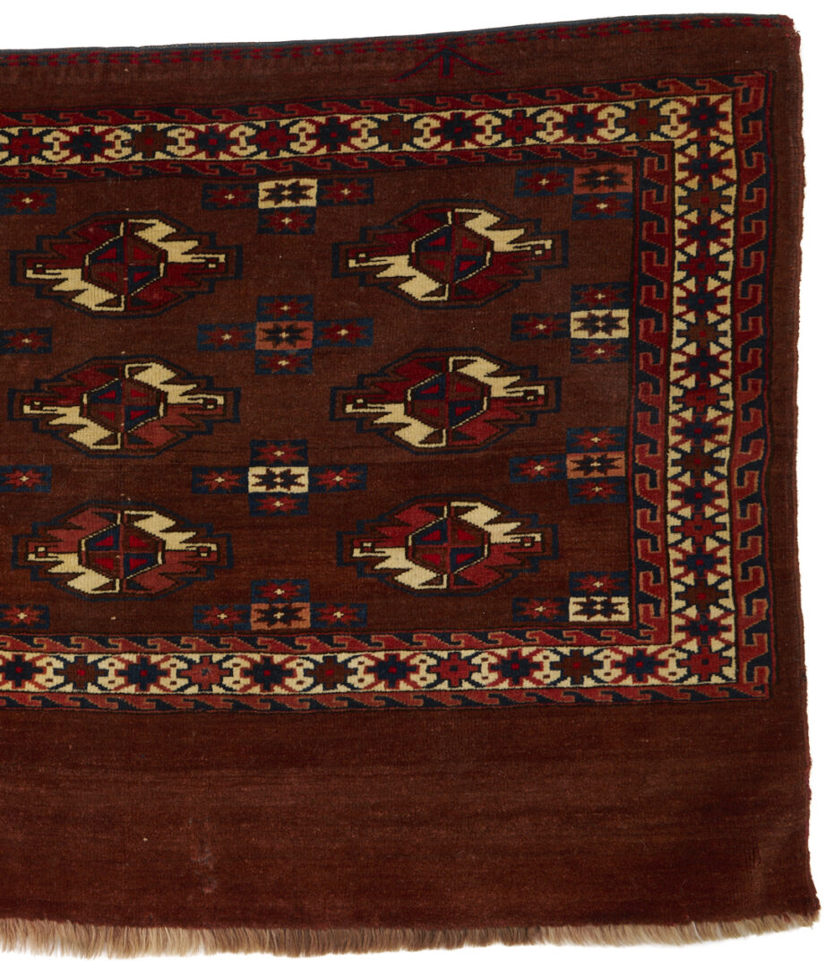 Lot 1173: 2 Antique Turkmen Chuval  Weavings, Tekke & Yomud