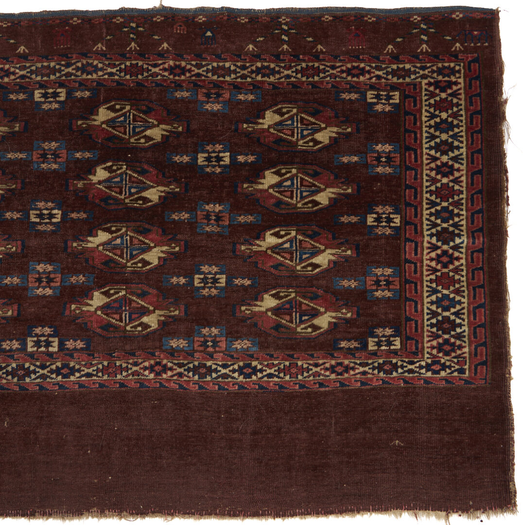 Lot 1174: 3 Antique Turkmen Tribal Weavings, incl.Chuvals and Torba