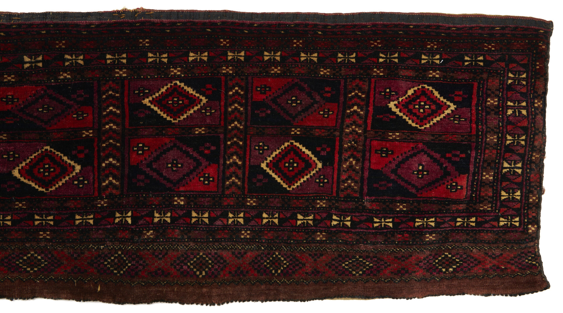 Lot 1175: Three Turkmen Weavings, Chuvals and Torba