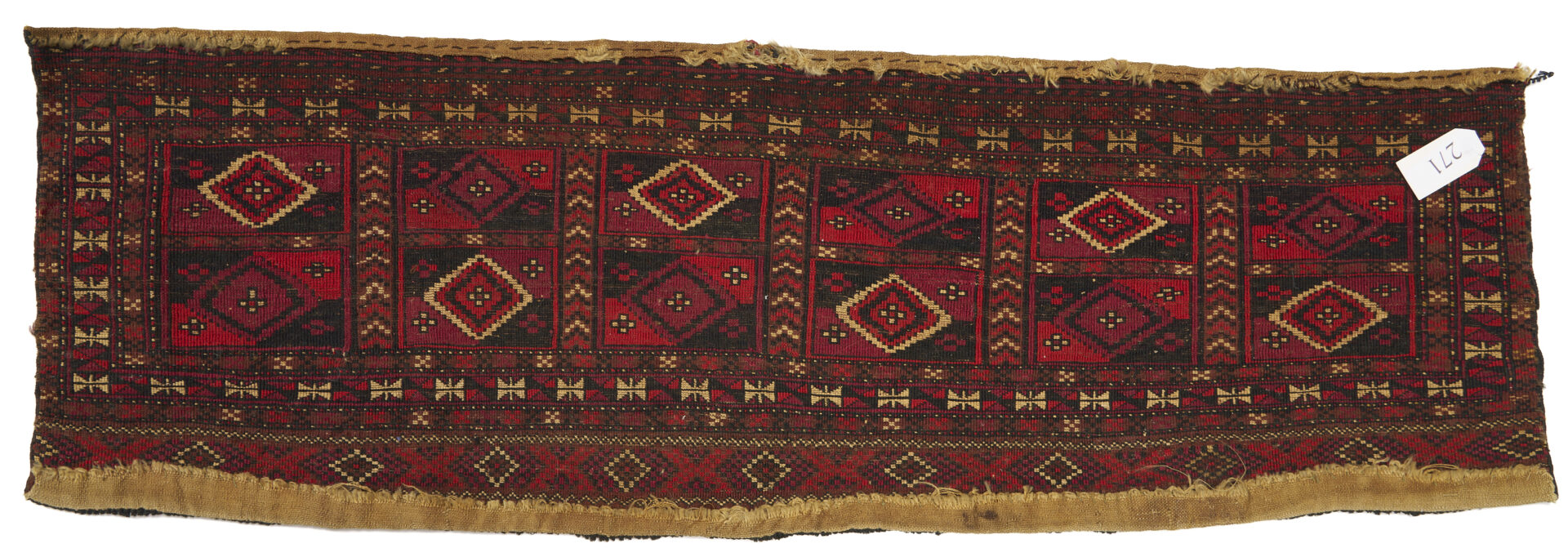 Lot 1175: Three Turkmen Weavings, Chuvals and Torba