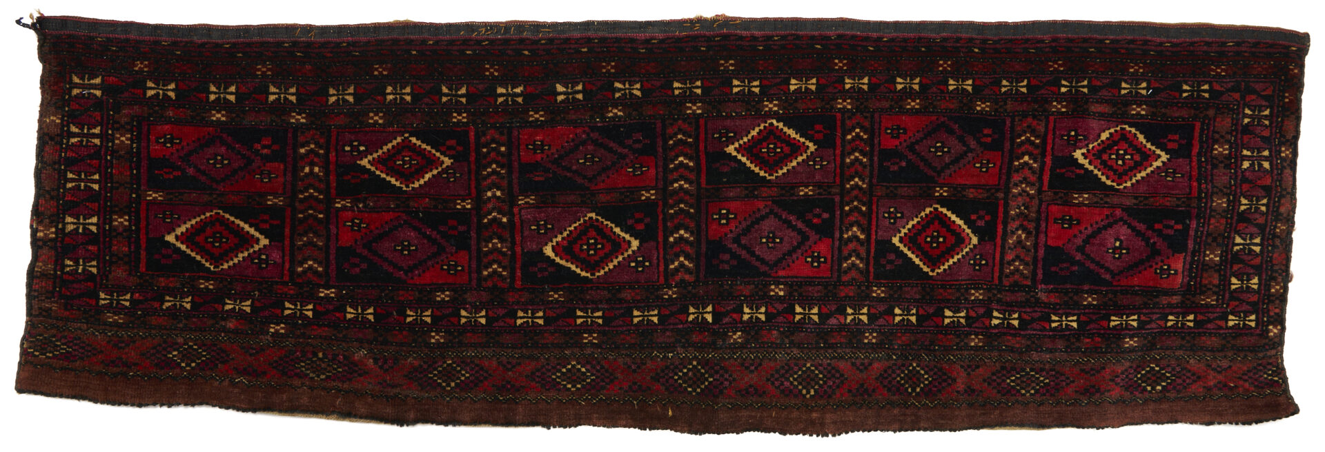 Lot 1175: Three Turkmen Weavings, Chuvals and Torba