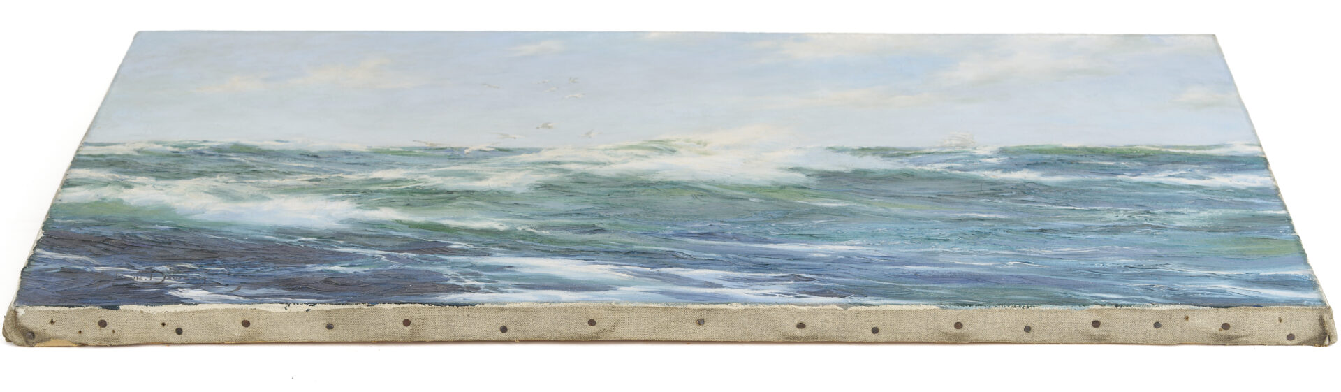 Lot 117: Montague Dawson O/C Maritime Seascape Painting