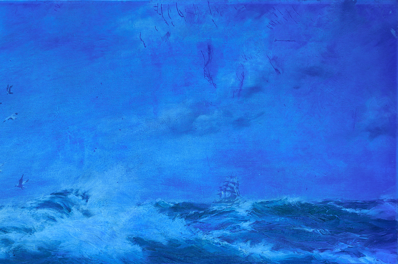 Lot 117: Montague Dawson O/C Maritime Seascape Painting