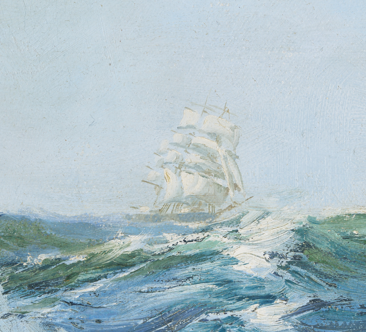 Lot 117: Montague Dawson O/C Maritime Seascape Painting