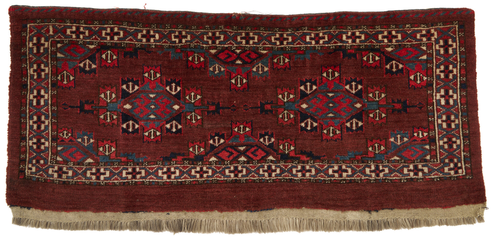 Lot 1180: 3 Antique Turkmen Weavings, Ersari and Yomud