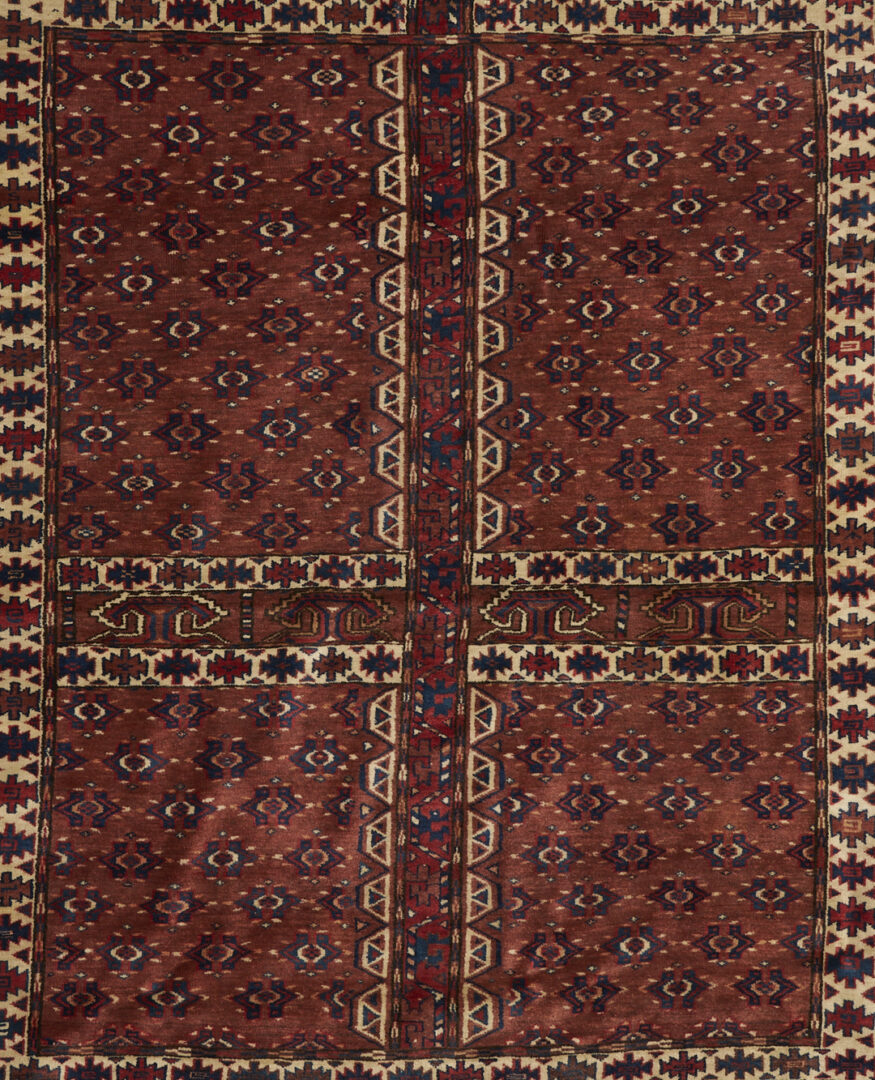 Lot 1181: Antique Yomud or Yomut Turkmen Ensi Rug