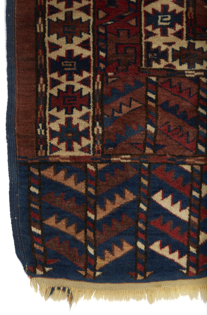 Lot 1181: Antique Yomud or Yomut Turkmen Ensi Rug