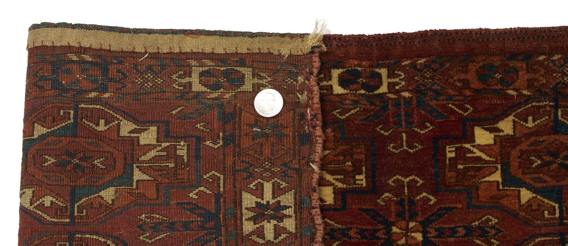 Lot 1182: 3 Antique Turkmen Tekke Torba Weavings