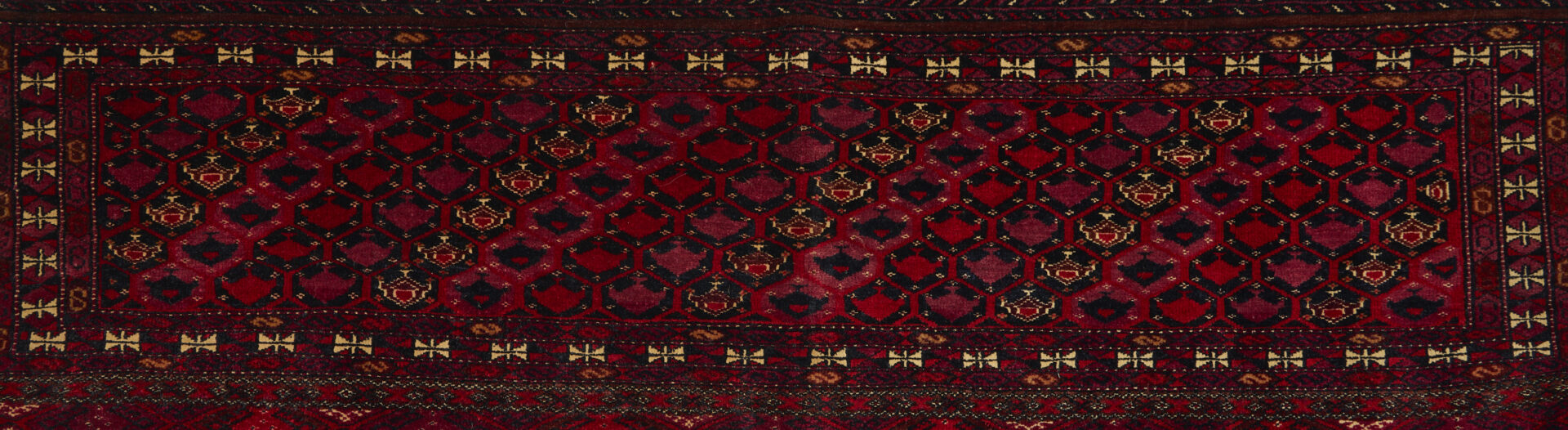 Lot 1182: 3 Antique Turkmen Tekke Torba Weavings