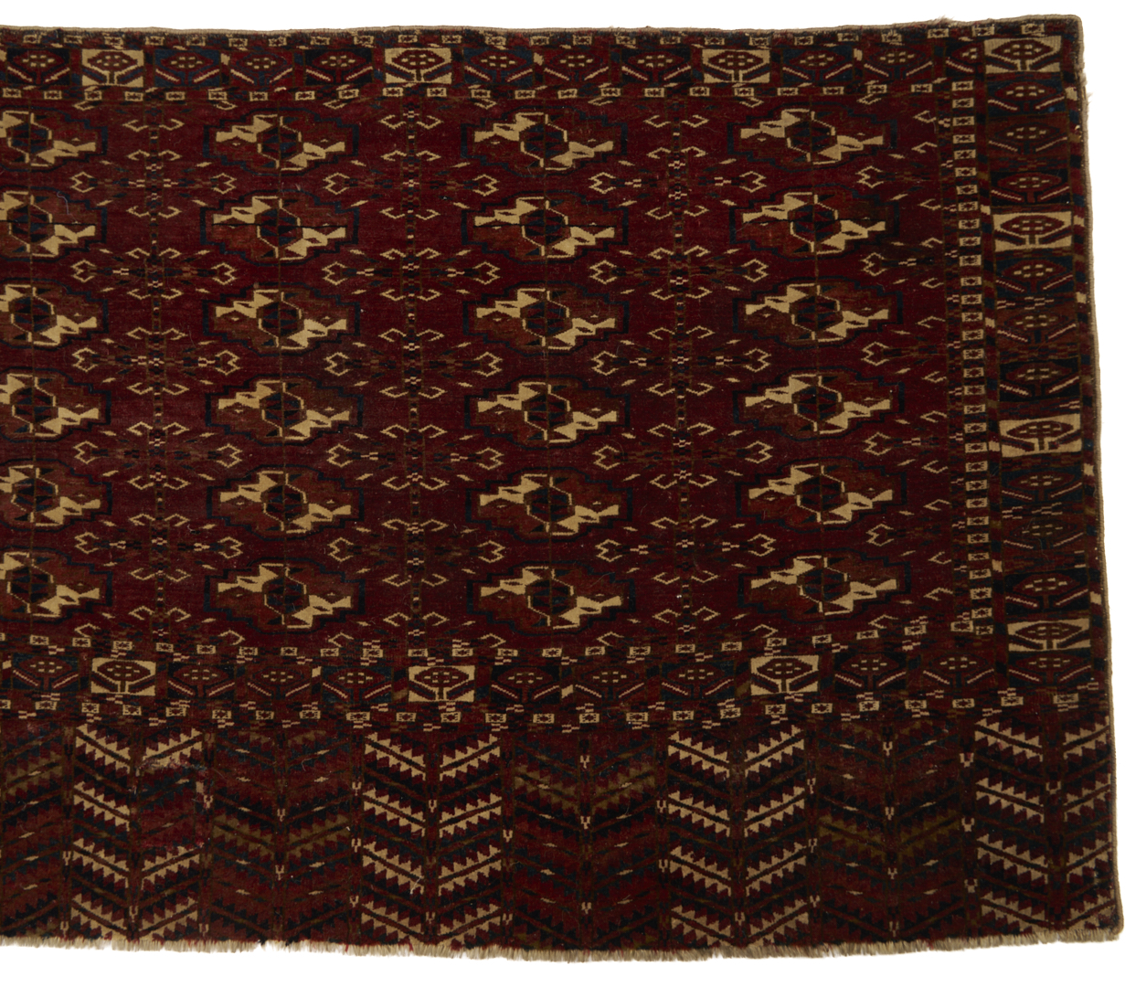 Lot 1182: 3 Antique Turkmen Tekke Torba Weavings