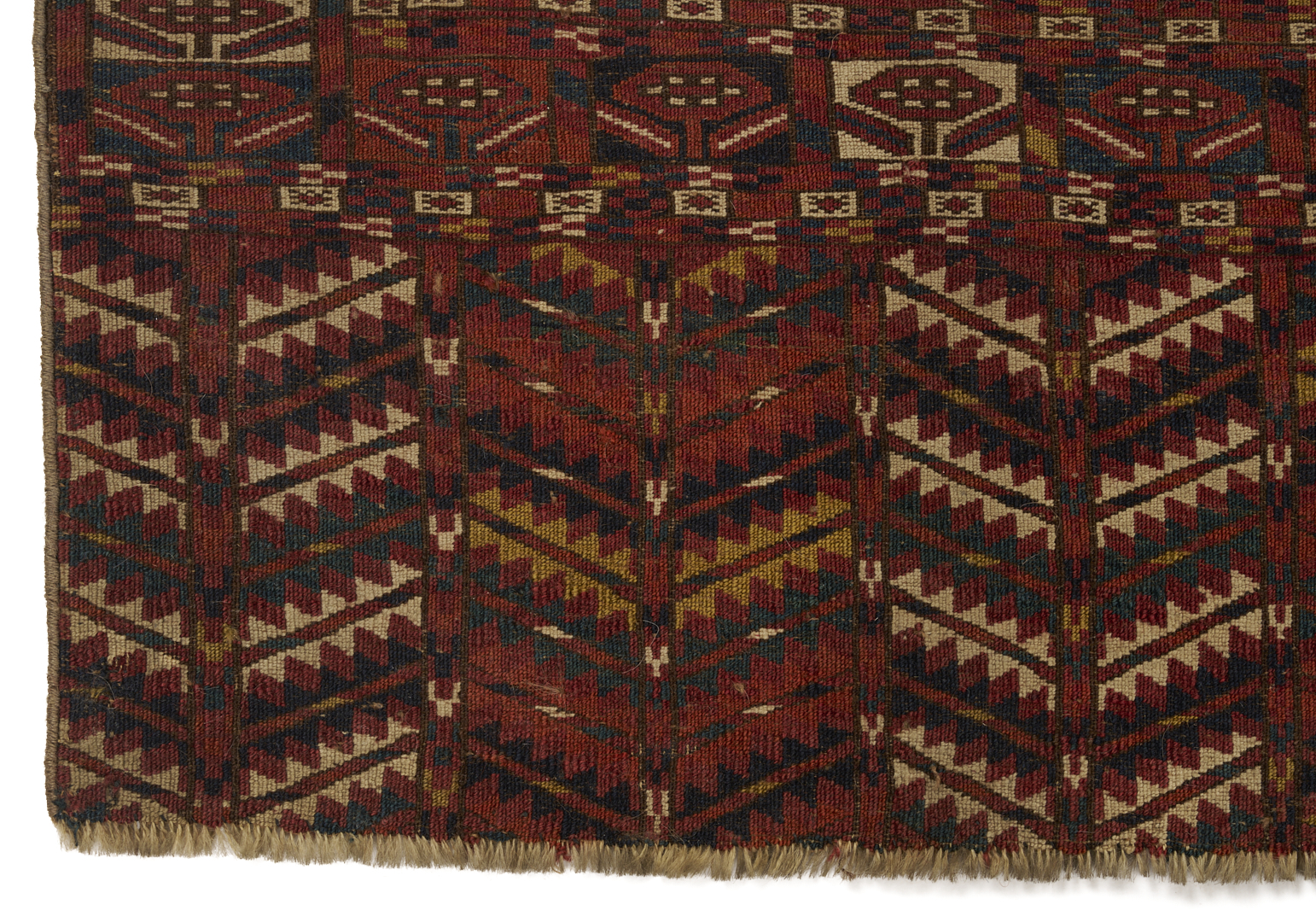 Lot 1182: 3 Antique Turkmen Tekke Torba Weavings
