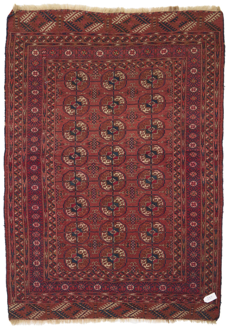 Lot 1184: 3 Antique Tekke Turkmen Rugs