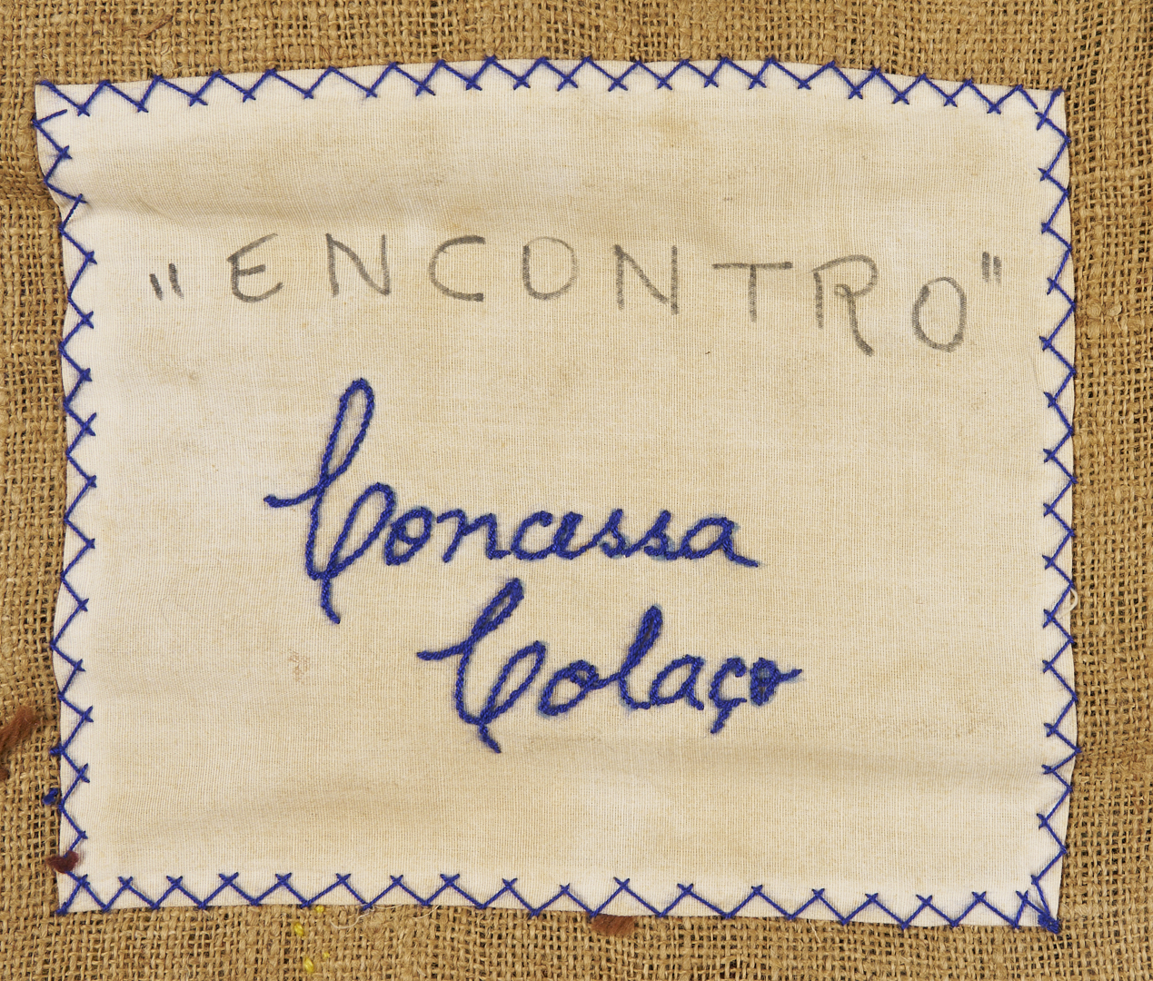 Lot 1186: 2 Brazilian Tapestries: Concessa Colaco and Mary Ann Pedrusa