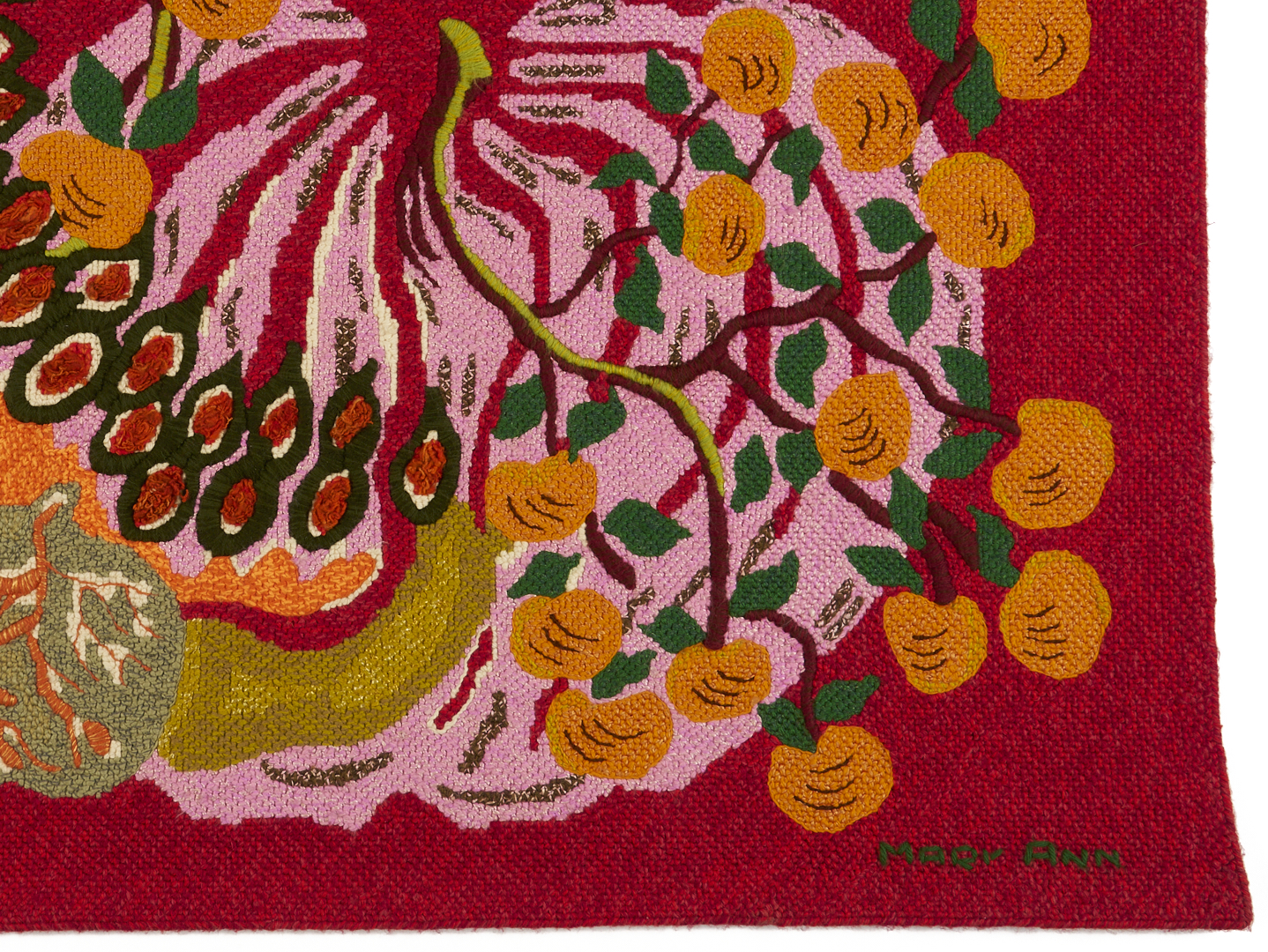 Lot 1186: 2 Brazilian Tapestries: Concessa Colaco and Mary Ann Pedrusa