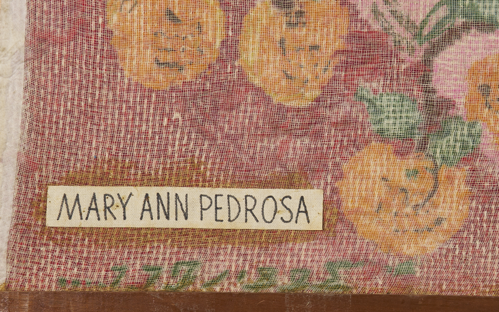 Lot 1186: 2 Brazilian Tapestries: Concessa Colaco and Mary Ann Pedrusa