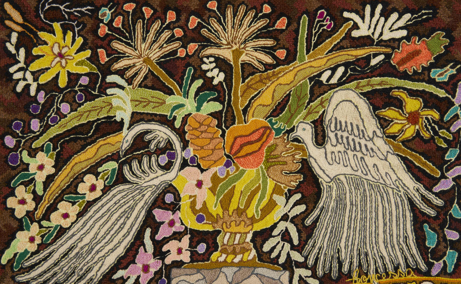 Lot 1186: 2 Brazilian Tapestries: Concessa Colaco and Mary Ann Pedrusa