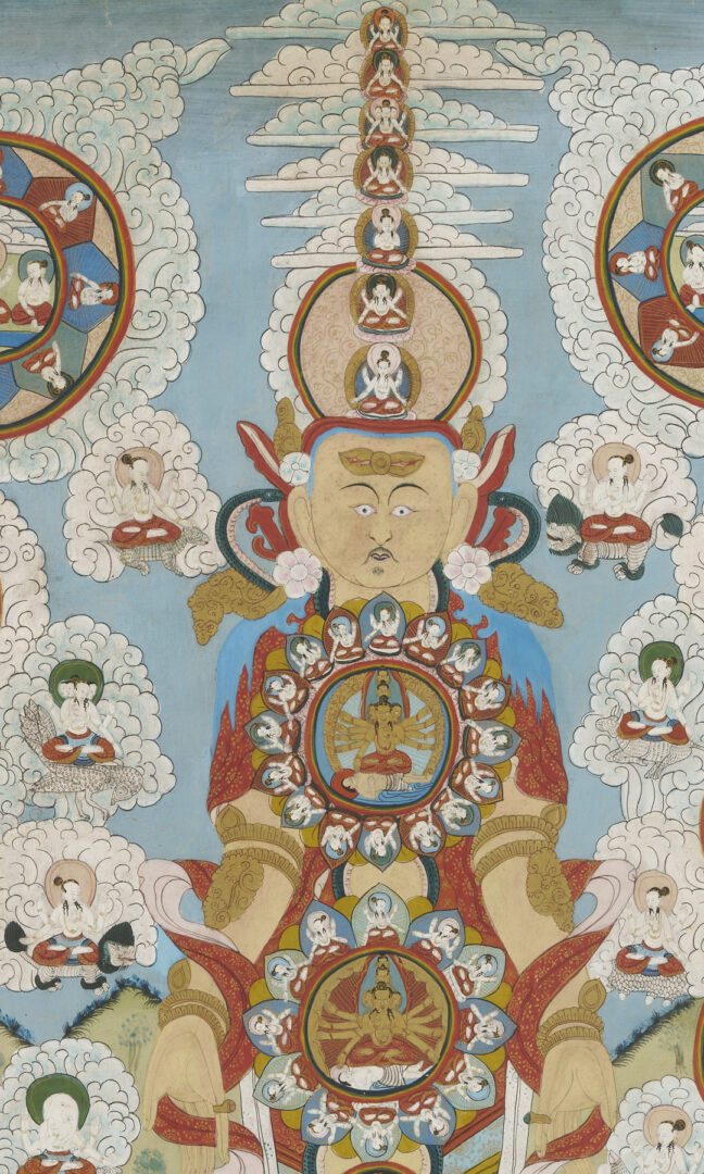 Lot 1188: 2 Tibetan Buddhist Paintings, Phurba Namgay & Thangka