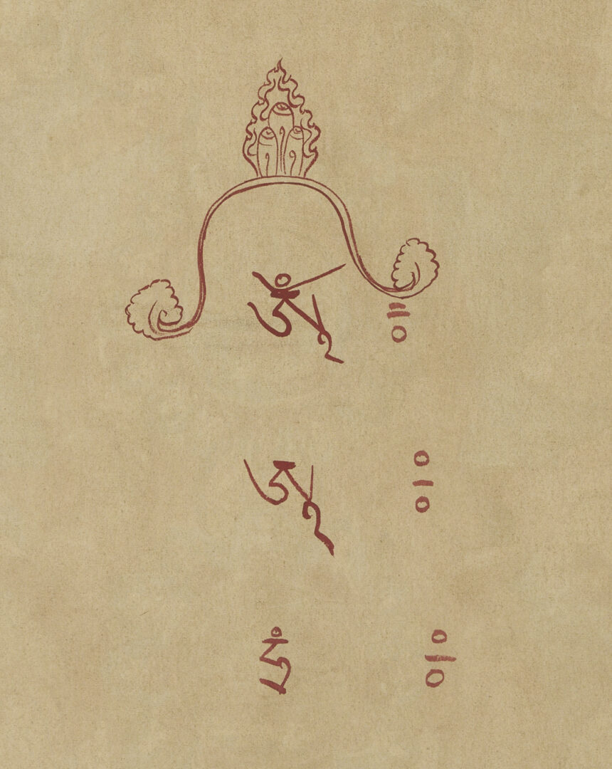 Lot 1188: 2 Tibetan Buddhist Paintings, Phurba Namgay & Thangka