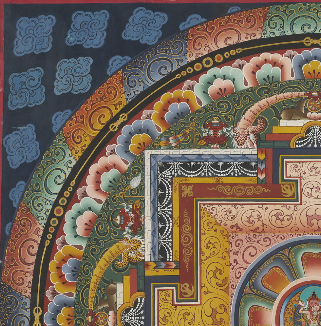 Lot 1188: 2 Tibetan Buddhist Paintings, Phurba Namgay & Thangka