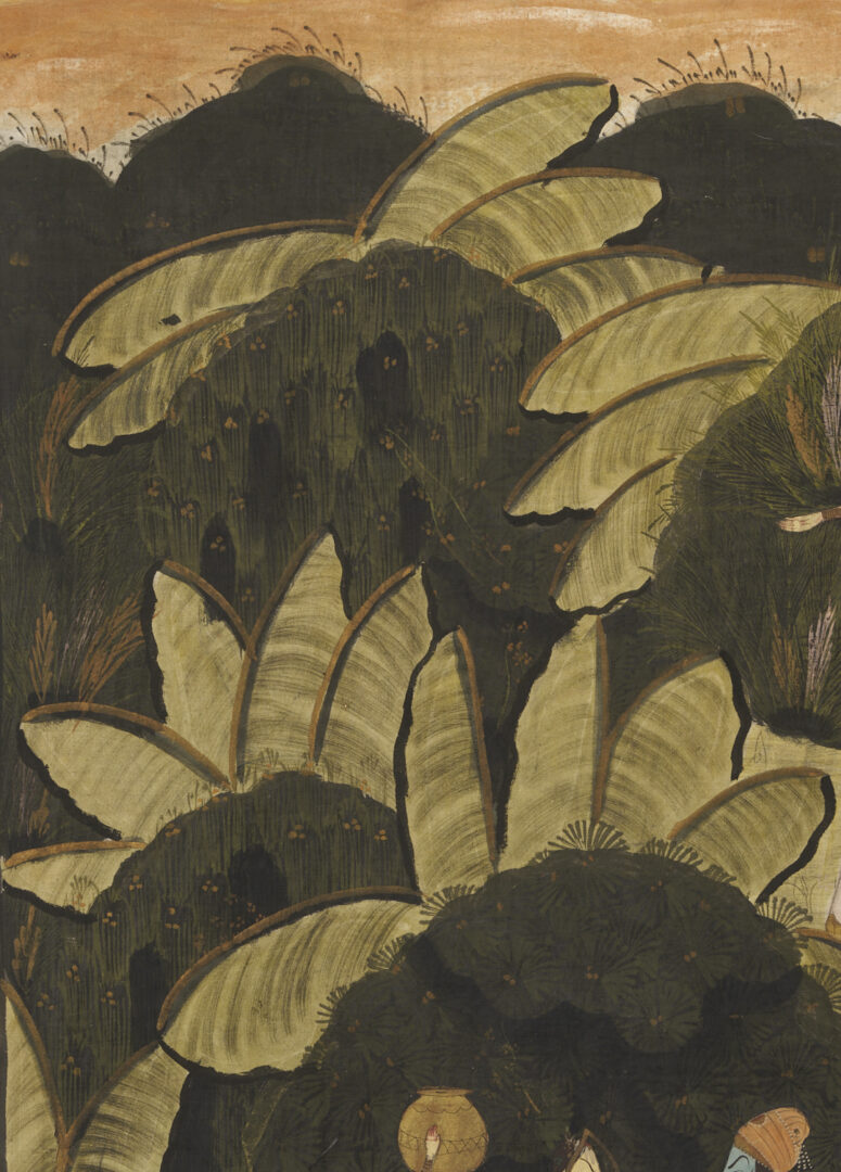 Lot 1189: 2 Large Hindu Paintings