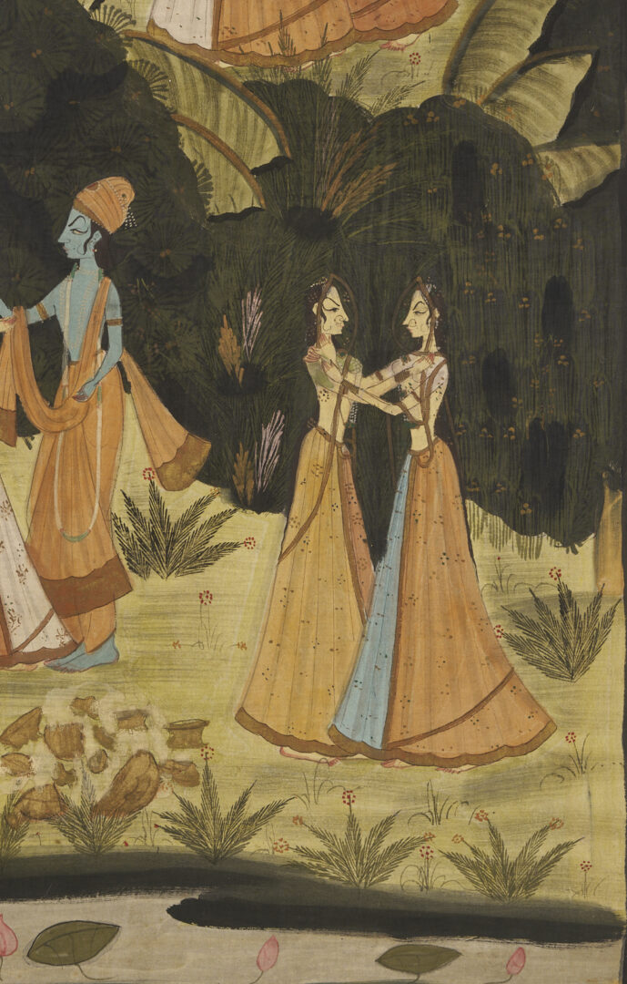 Lot 1189: 2 Large Hindu Paintings