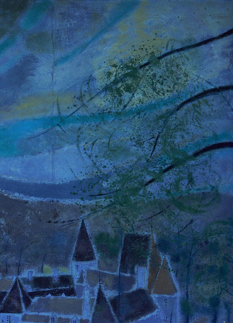 Lot 118: Claude Grosperrin Equestrian Oil Painting, Hospices de Beaune