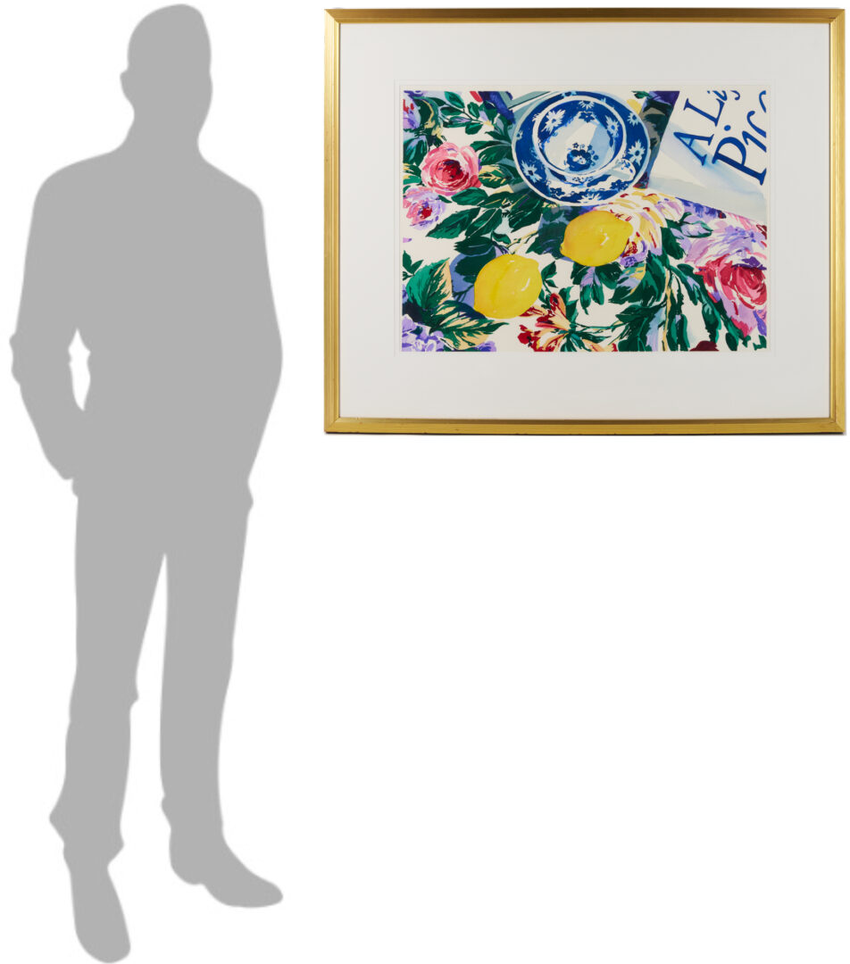 Lot 1197: Robert J Foose W/C Still Life Painting, Life of Picasso 7