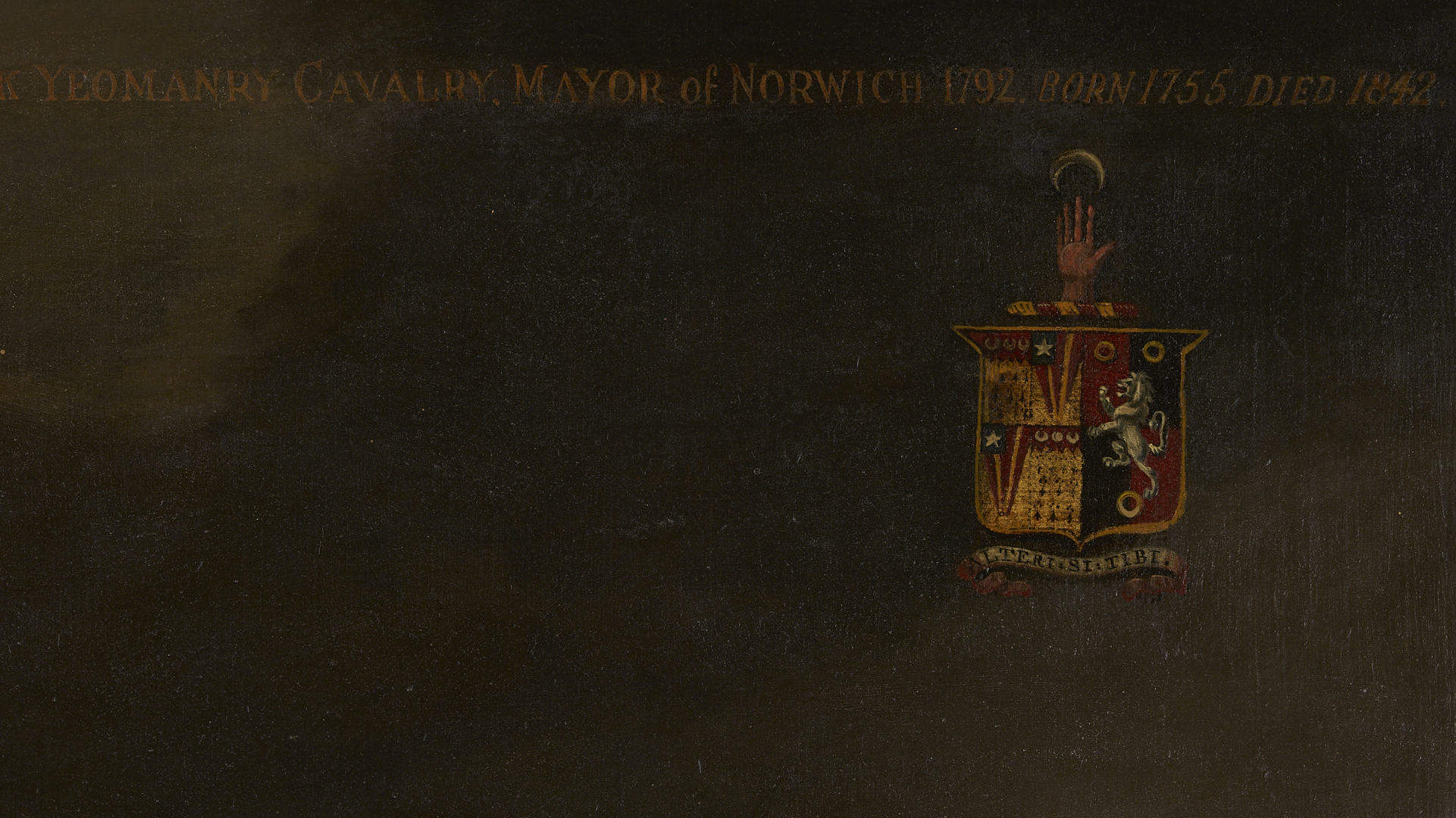 Lot 119: Large Marianne Harvey O/C Equestrian Portrait of John Harvey, Mayor of Norwich, After Opie