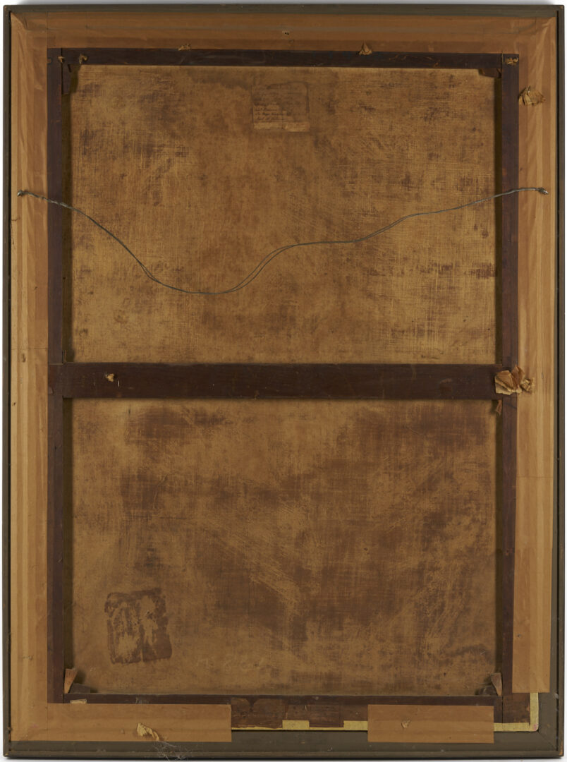 Lot 119: Large Marianne Harvey O/C Equestrian Portrait of John Harvey, Mayor of Norwich, After Opie