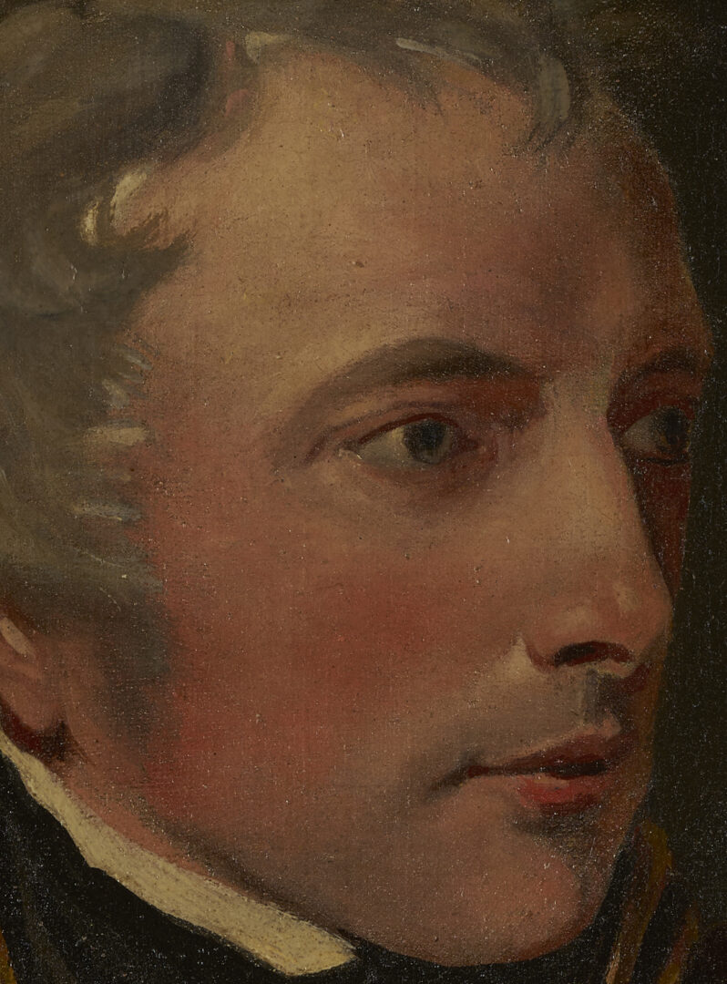 Lot 119: Large Marianne Harvey O/C Equestrian Portrait of John Harvey, Mayor of Norwich, After Opie